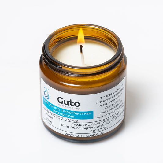נרות טבעיים ללא פראפין – הבחירה הבריאה באמת - GUTO SOAP COMPANY