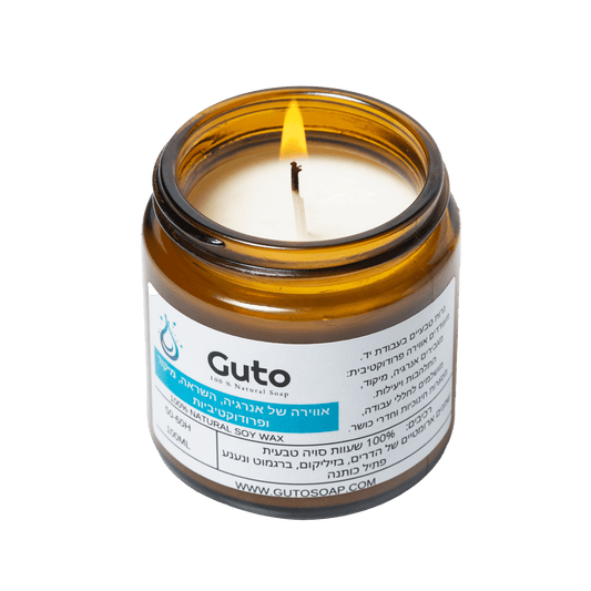 נרות ריחניים - אווירה של אנרגיה - GUTO SOAP COMPANY